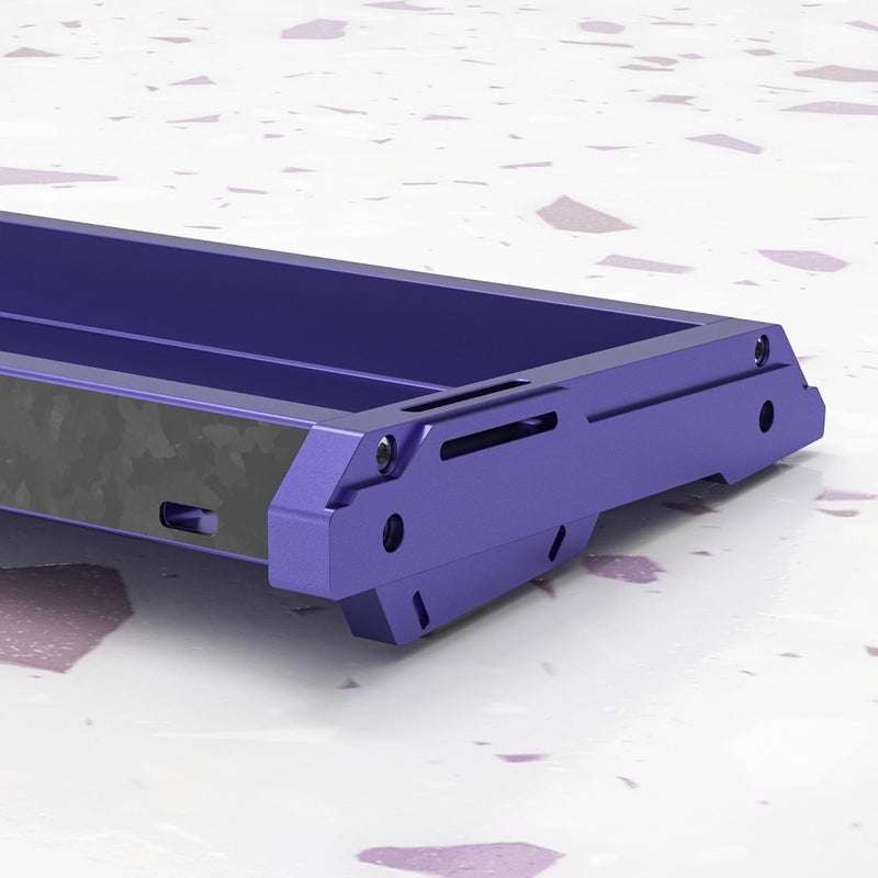 kutethy KY60 Anodizing Aluminum CNC Case for 60% Mechanical Gaming Keyboard - Mecha Purple - Image 2