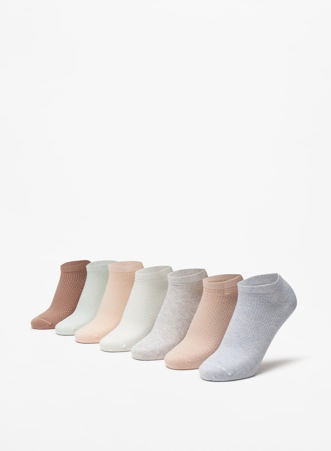 سيليست جوارب بطول الكاحل بنقوش - مجموعة من  قطع - Image 1