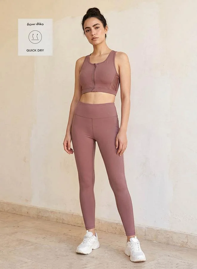 Splash Active Pink Women 2-Way Stretch Sports Bra for Women | Best Price UAE