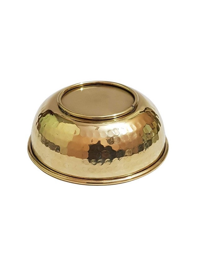 Pure Source India Brass Hammered Bowl (Gold, 150ml) - 6 Piece - Image 5