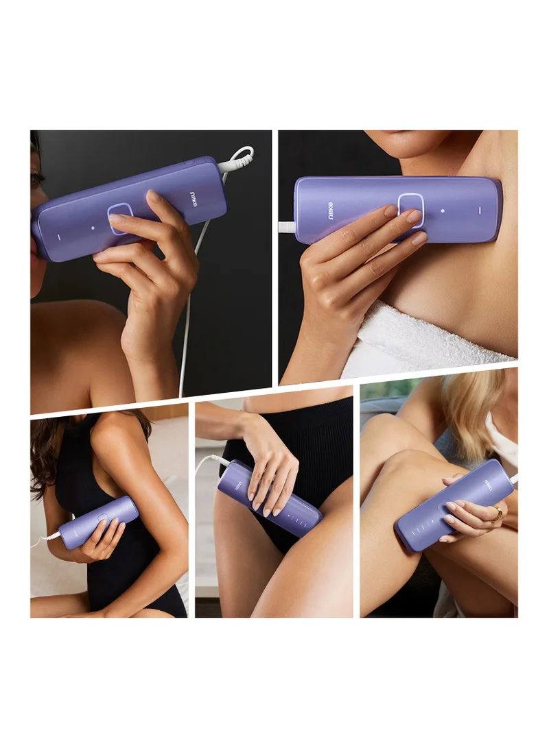 Ulike Laser Hair Removal For Women And Men, Air 3 Ice-Cooling Ipl Device Hair Removal For Nearly Painless And Long-Lasting Results Purple