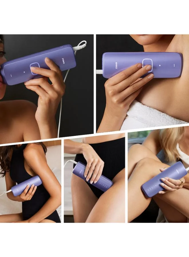 Ulike Laser Hair Removal For Women And Men, Air 3 Ice-Cooling Ipl Device Hair Removal For Nearly Painless And Long-Lasting Results Purple