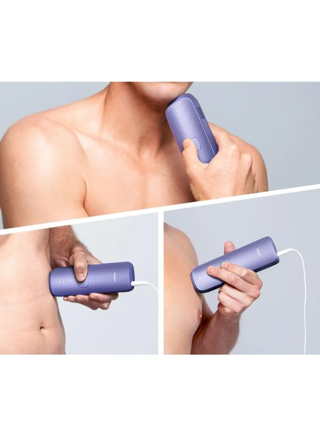 Ulike Laser Hair Removal For Women And Men, Air 3 Ice-Cooling Ipl Device Hair Removal For Nearly Painless And Long-Lasting Results Purple