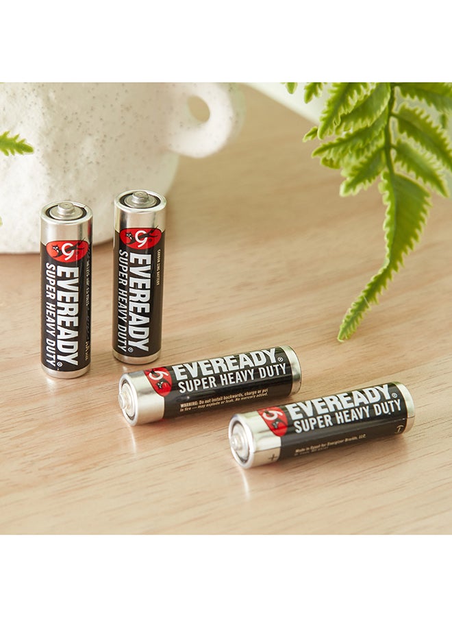 Eveready Super Heavy Duty 4-Piece AA Battery Set 2 x 5 x 1 cm  - Image 2