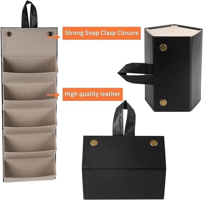 BOLDSTUFF Premium Sunglass Organizer - Travel Case for Multiple Pairs, Portable Sunglasses Case with Slots - Image 4