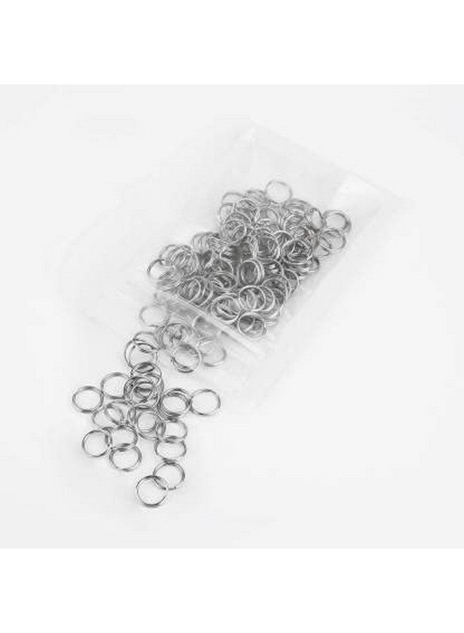 Dynore Stainless Steel Key Chain/Multipurpose Rings 50 Pcs 1 inch, 25 mm Spilt round steel Keychain for Home Office,Car and Outdoor Organization