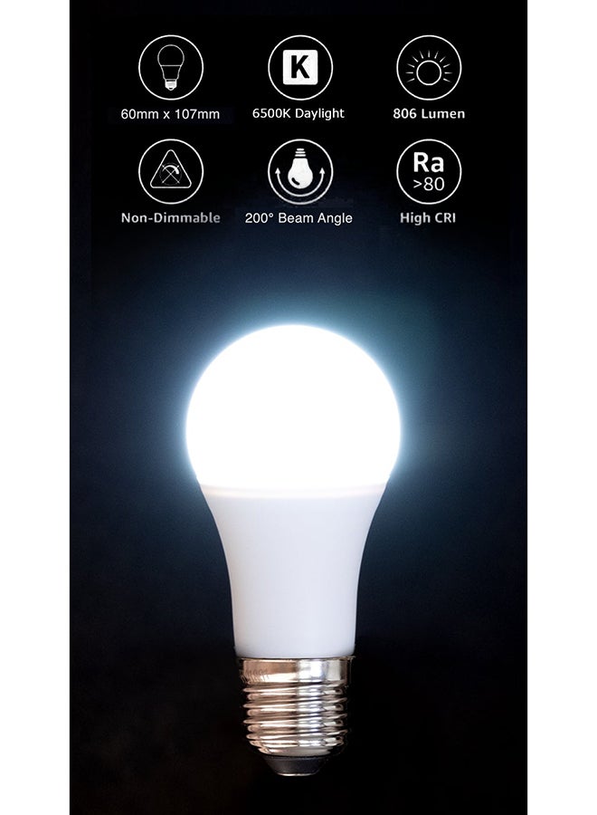 Osram 8W LED Daylight 6500K, E27 Base, 806lm Energy-efficient LED Bulb - Image 4