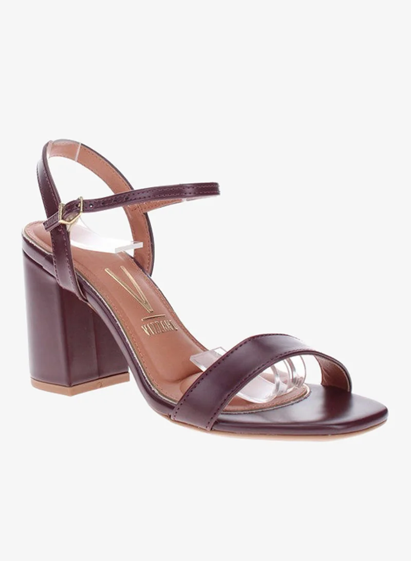 VIZZANO Mid Heels Sandals for Women – Sling Back Heel Sandals for Girls with Ankle Strap