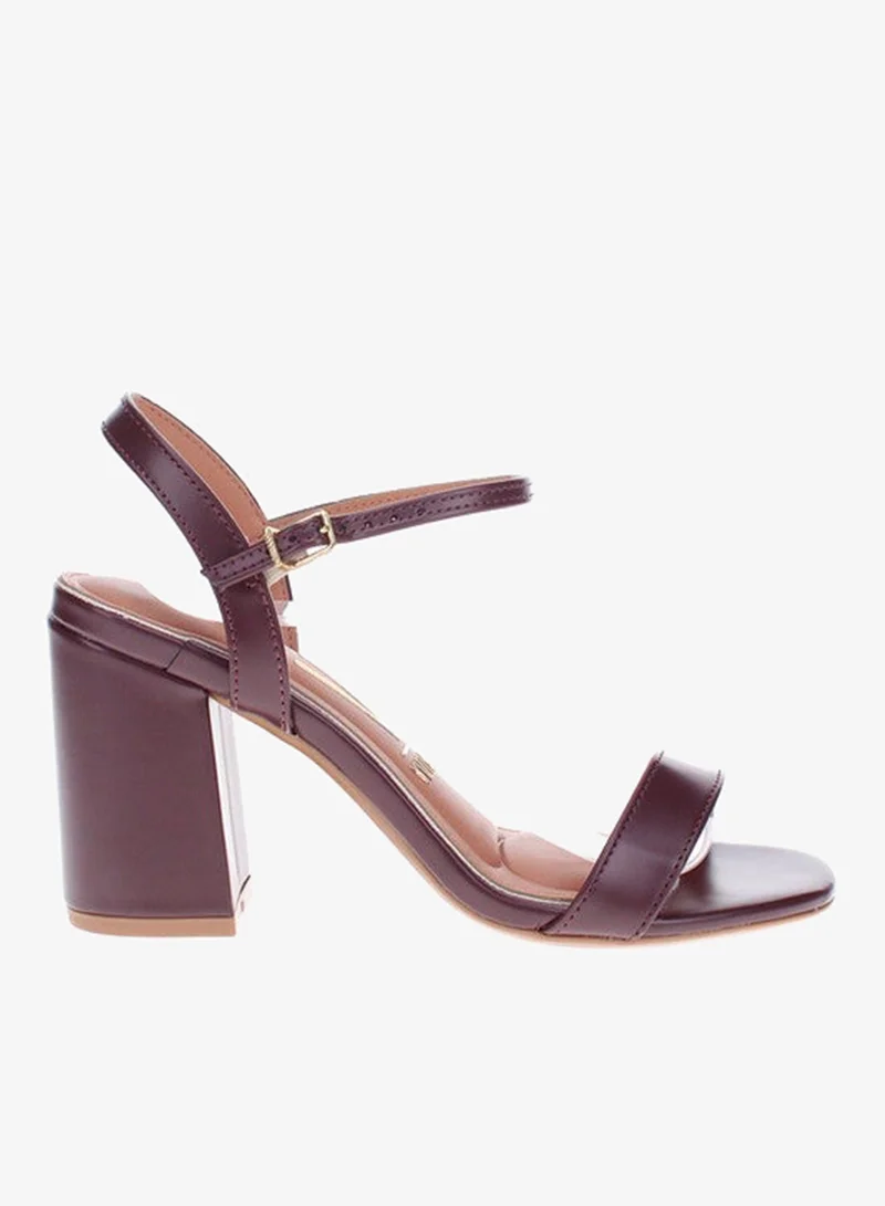 فيزانو صنادل بكعب متوسط للنساء - صنادل بكعب مفتوح من الخلف للبنات مع رباط للكاحل