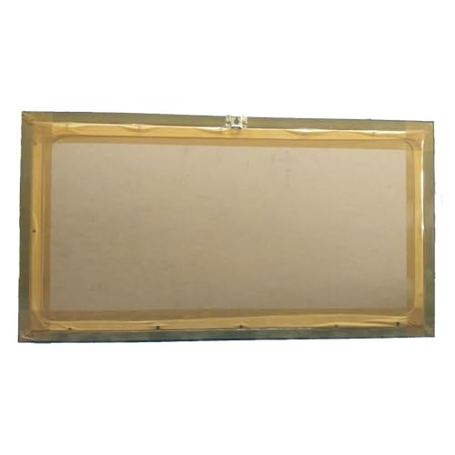 DEKORSTATION Abstract Background Pink and Gold Colorful Floating Frame Canvas Wall Painting for Home and Office Décor (24 Inch L x 12 Inch H) - Image 4