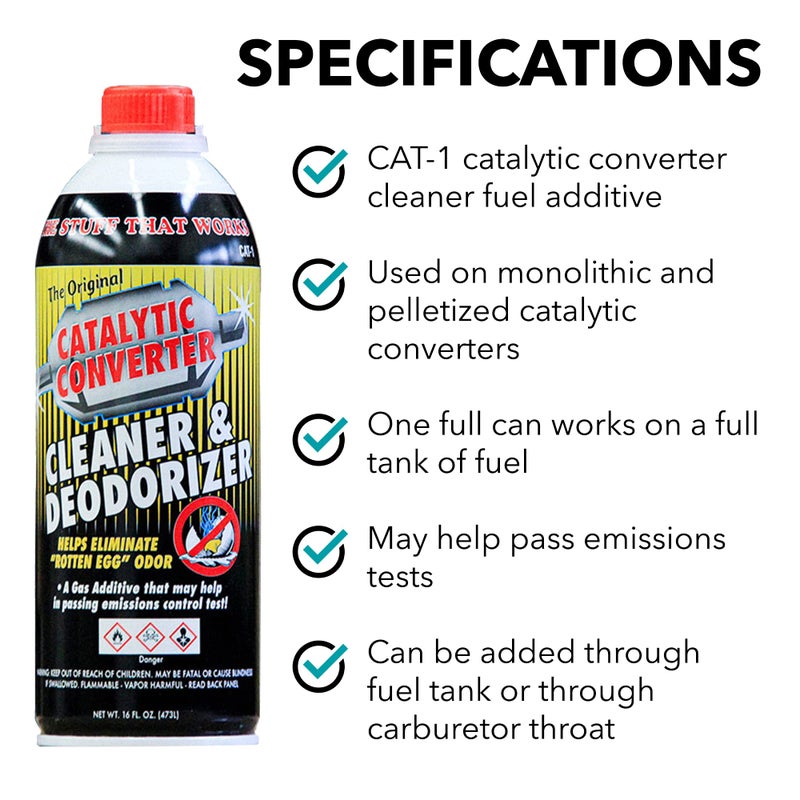 Solder-It Catalytic Converter Cleaner and Deodorizer (16 fl oz) | Fuel System Cleaner | EGR Valve, Combustion Chamber, and Oxygen Sensor Cleaner | Catalytic Cleaner Fuel Additive for Gasoline Engines - Image 4