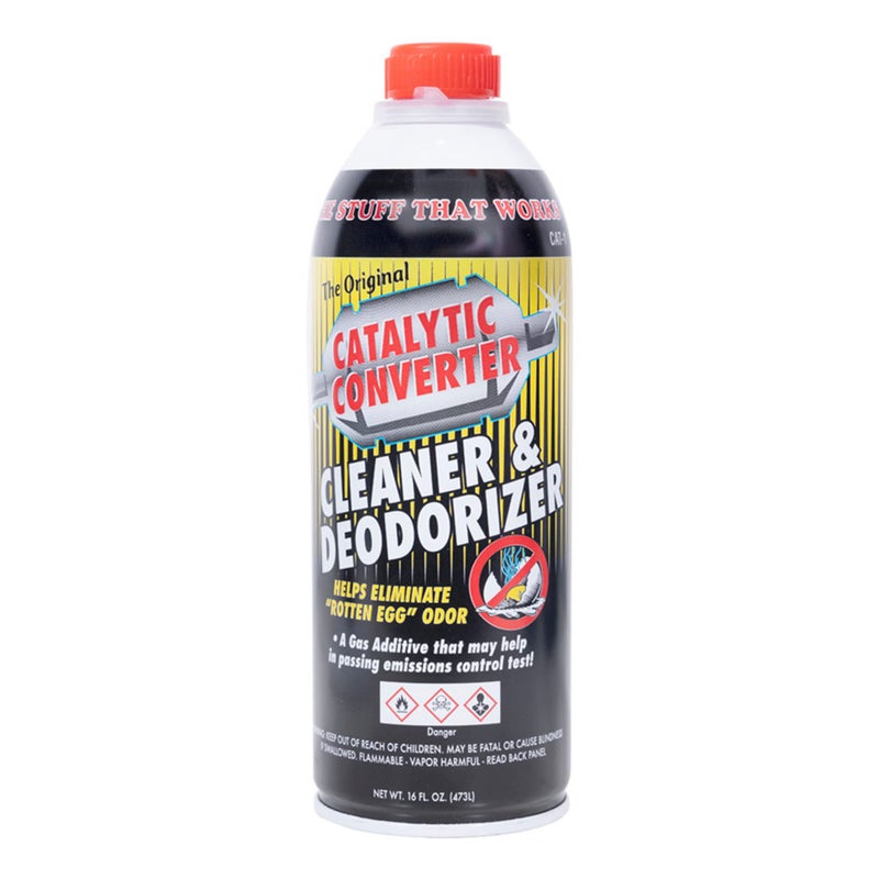 Solder-It Catalytic Converter Cleaner and Deodorizer (16 fl oz) | Fuel System Cleaner | EGR Valve, Combustion Chamber, and Oxygen Sensor Cleaner | Catalytic Cleaner Fuel Additive for Gasoline Engines - Image 1