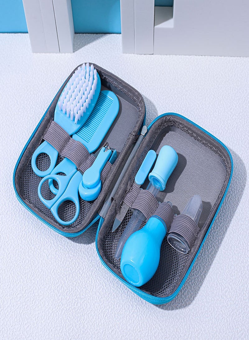 Little tots Nursing bag dropper set of 8 pieces Blue color - Image 1