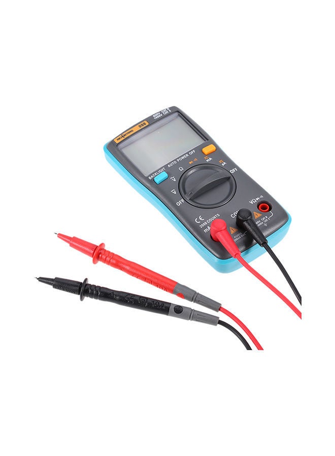 NIBEMINENT Digital Multimeter Tester Grey/Blue 16x3x9centimeter - Image 5