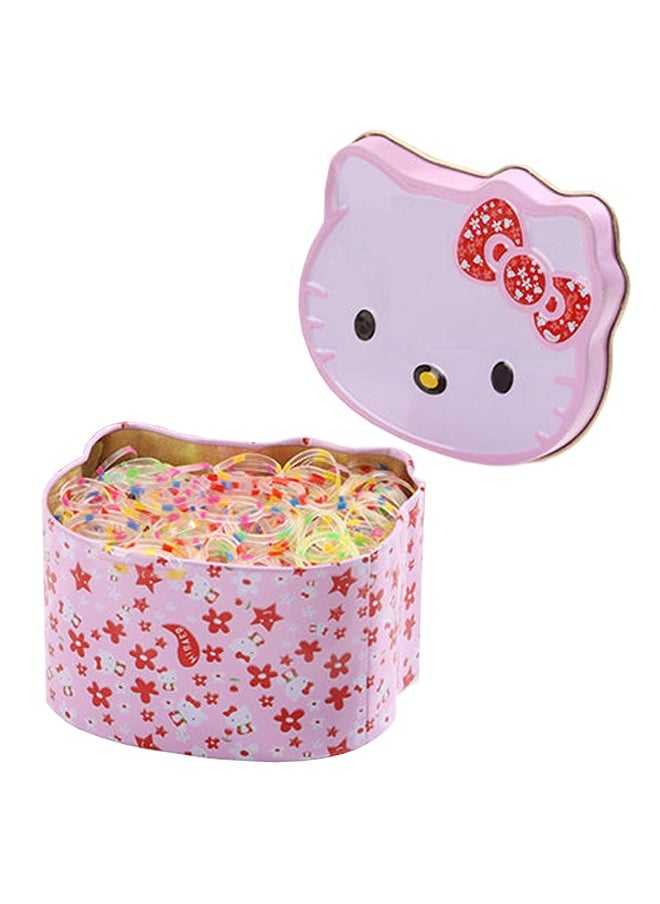 800Pcs Rubber Bands, Hair Accessories for Girls, Transparent Colored Elastic Bands with Hello Kitty Iron Box - pzsku/ZB0A331F521427460E54DZ/45/_/1698636476/3f528959-bd26-4794-9ed2-efc37fff4d77