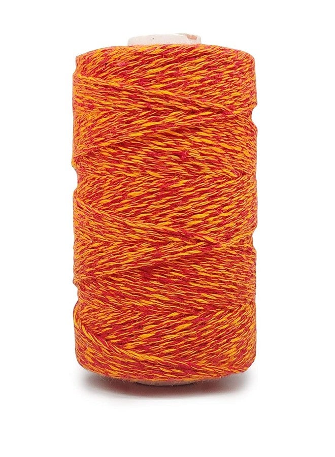 Bobbiny | Moli Dhagga (Red, Yellow) for Puja, Cotton Cord/Dori 50 Meter Thread for Puja, Bracelet and DIY Projects (1.5mm,50 Meter-Pack of 5)