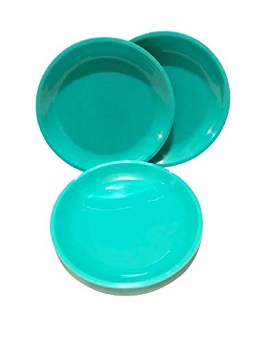 Everbuy® Round Snacks/Starters Serving Plates (Set of 6; 7 Inch), Sea Green - Image 2