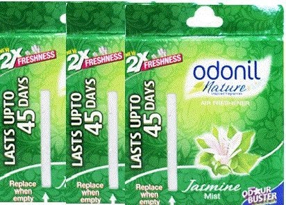 Odonil Air Freshener - 75 g (Jasmine Mist, Pack of 3) - Image 2