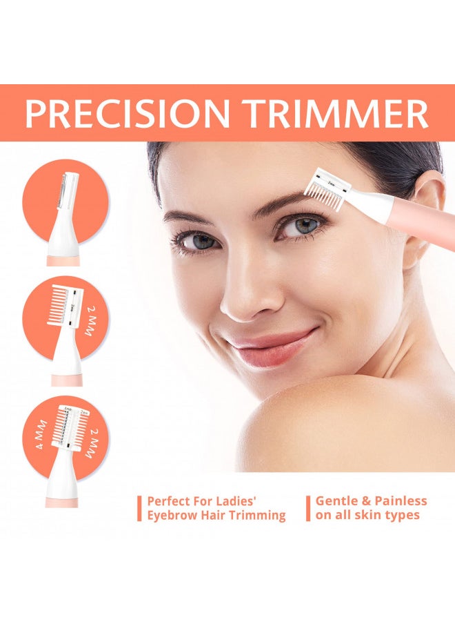 VG VOGCREST VG VOGCREST Nose Hair Trimmer for Women, Portable, Waterproof, Rechargeable, 2-in-1 Trimmer, Easy to Clean, Suitable for Sensitive Skin  - Image 4