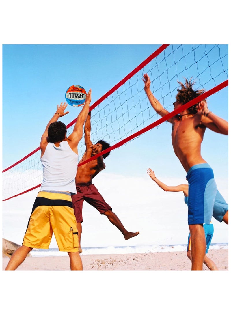 Spall Volleball Waterproof Soft Indoor Outdoor Volleyball For Beach Play Game Gym Training Soft Beach Sand Volleyball For Beginner Teenager Youth And Adult - Image 2