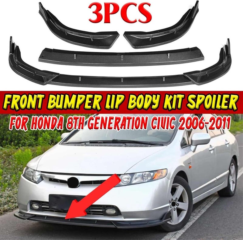 Wivplex Front Bumper Lip for Civic 2006-2011 - Image 2