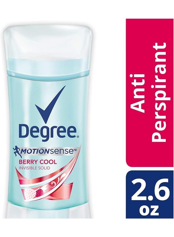 Degree Motion Sense Berry Cool Invisible Solid Deodorant For Women 74 Grams - Image 3
