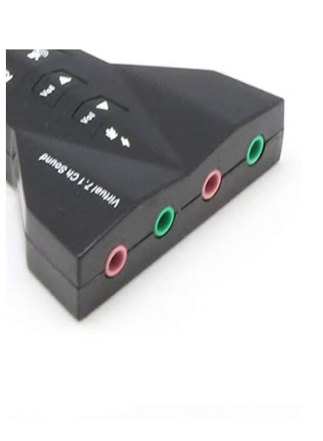 External USB Sound Card Black - Image 3
