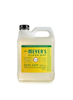 Mrs. Meyer's Clean Day Mrs Meyers Clean Day Liquid Hand Soap Refill Cruelty Free and Biodegradable Hand Wash Made with Essential Oils Honeysuckle Scent 975 ml 