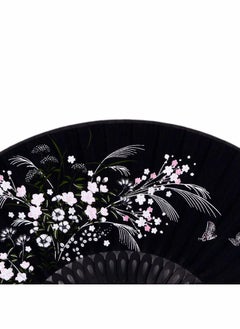 Y&D Folding Fan, 8.27"(21cm) Hand Held Bamboo Silk Fan Chinese/Japanese Charming Elegant Vintage Retro Style  - Image 5