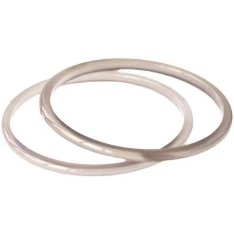 Chalcedony Bangle 4mm, Multicolor