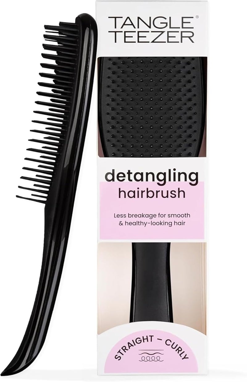 TANGLE TEEZER Storage & transit friendly Wet Detangler Midnight Black Quick use-switch compatible build - Image 1