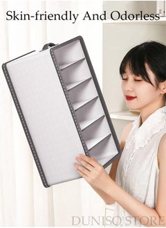 DUNISO 3 Pieces Foldable Closet Storage Organizer Washable Closet Storage Box with Carrying Handles Toy Organizer Box Cube Storage Bin for Clothes Wardrobe Home Bedroom Office  - Image 4