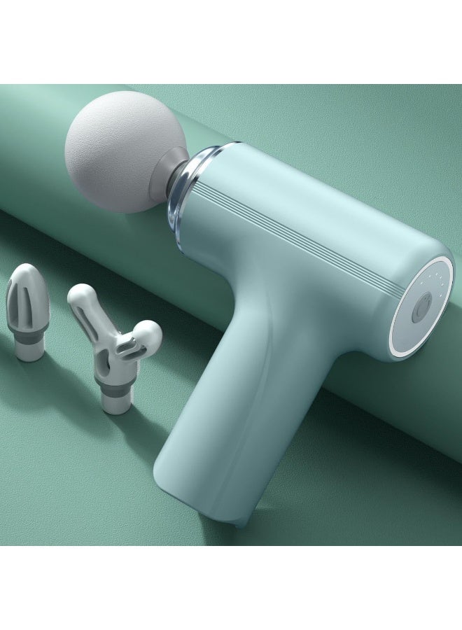 Arabest Mini Massage Gun, Powerful Fascial Gun Portable Deep Tissue Percussive Muscle Back Head Massager for Pain Relief with 4 Massage Heads, 6 Massage Speeds, High Intensity Vibration Rechargeable, massage machine,message device, body massager - Image 1