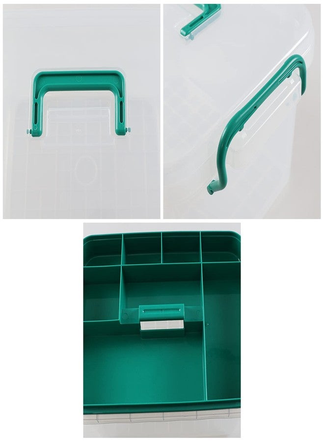 Bblina Large First Aid Box Empty, Clear Medicine Storage Box, 1 Pack - Image 2