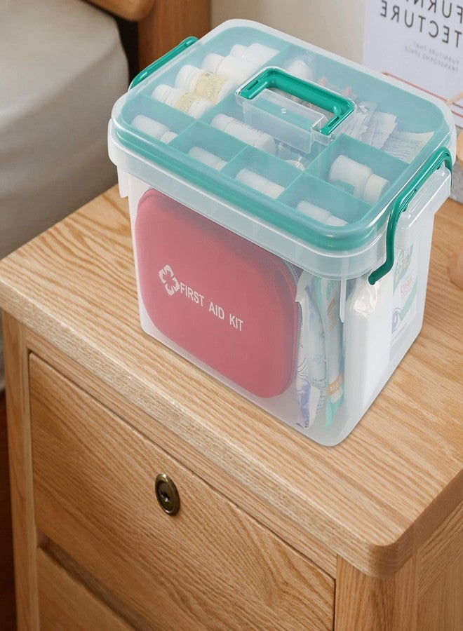 Bblina Large First Aid Box Empty, Clear Medicine Storage Box, 1 Pack - Image 5