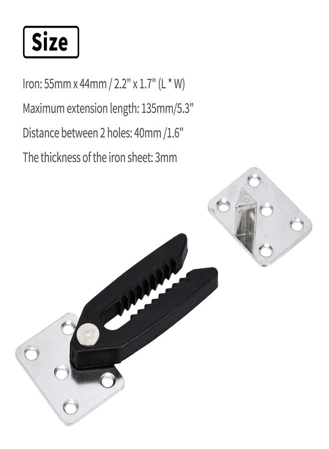 Carkio Sectional Couch Connector, 2 X Metal Sofa Joint Alligator Style Sectional Couch Connector - Image 2