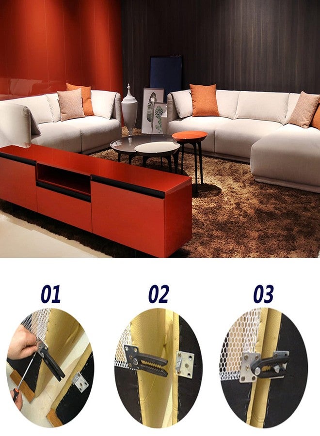Carkio Sectional Couch Connector, 2 X Metal Sofa Joint Alligator Style Sectional Couch Connector - Image 4