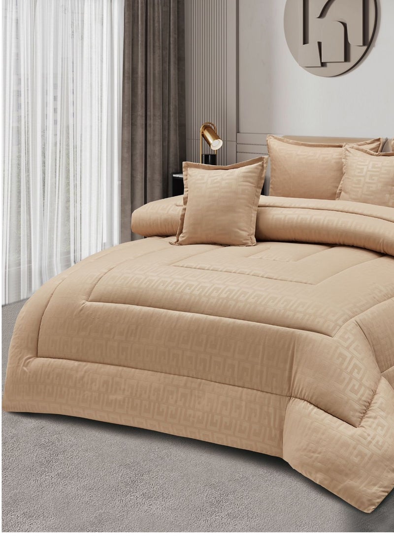 MingLi Double-sided comforter set, consisting of 6 pieces, made of microfiber - size 250 x 230 cm - Image 2