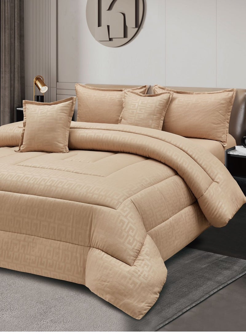 MingLi Double-sided comforter set, consisting of 6 pieces, made of microfiber - size 250 x 230 cm - Image 3