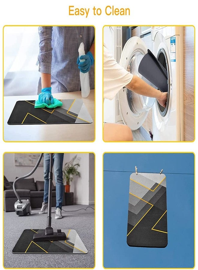 SKVM 2pcs Kitchen mat Combo Water Absorbent for Bathroom Floor Door Anti Slip Foot Skid Shower Combo (Design 5) - Image 4