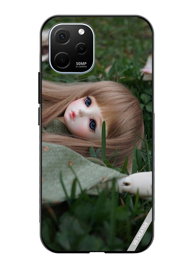 VR CREATIVE Protective Case Cover For Huawei Enjoy 50z Sleeping Barbie Design Multicolour - Image 1