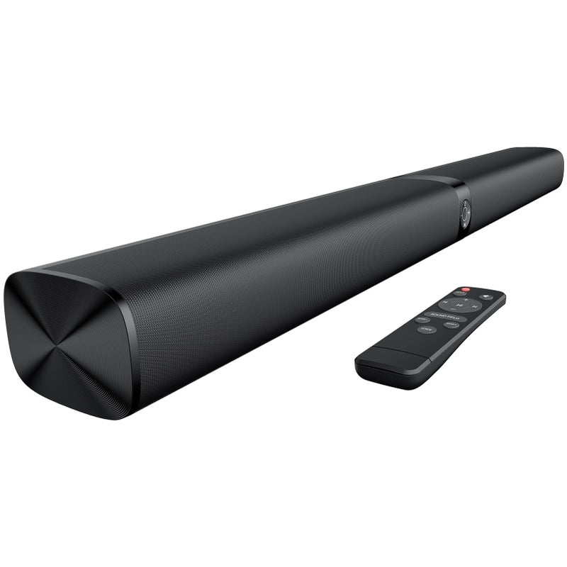 Assistrust Sound Bar for Smart TV, Soundbar with Bluetooth/ARC/Opt/AUX Connect, Auto Volume Boost, 3 Equalizer Modes, 2 in 1 Detachable Soundbar for TV/PC/Gaming/Projectors - Image 1