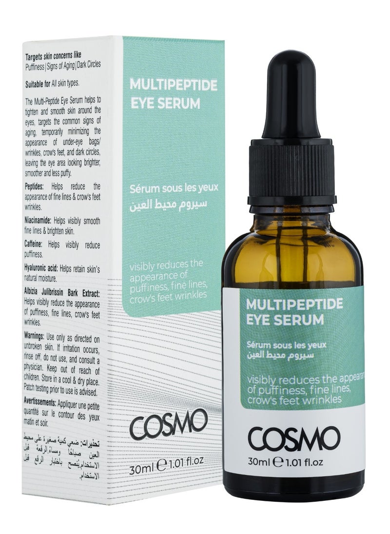 COSMO Multipeptide Eye Serum Visibly Reduce The Apperance Of Puffiness 30 Ml 