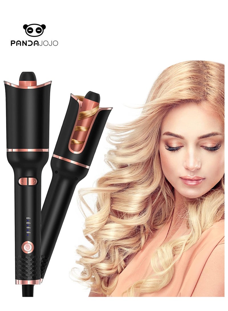 PANDA JOJO Automatic Hair Curler, Automatic Curling Iron, Professional Curling Wand Rotating with 32mm Large Barrel, Fast Heating Dual Voltage - Image 1