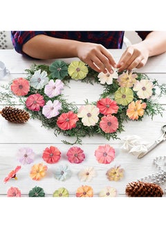 Depend Silk Daisies, Faux Flowers Heads For Crafts Artificial Flowers Embellishments Mini DIY Wreath Scrapbooking And Holiday Wedding Party Home Garden Decoration 50PCS, Random Colors  - Image 5