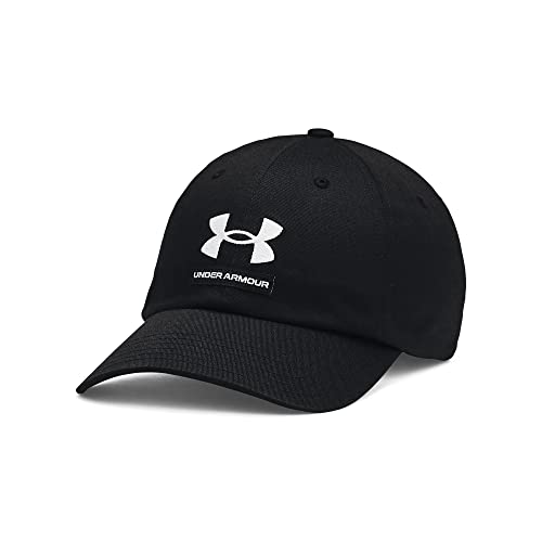 Under Armour Men's Branded Hat , (001) Black / Black / White, One Size Fits Most - Image 4