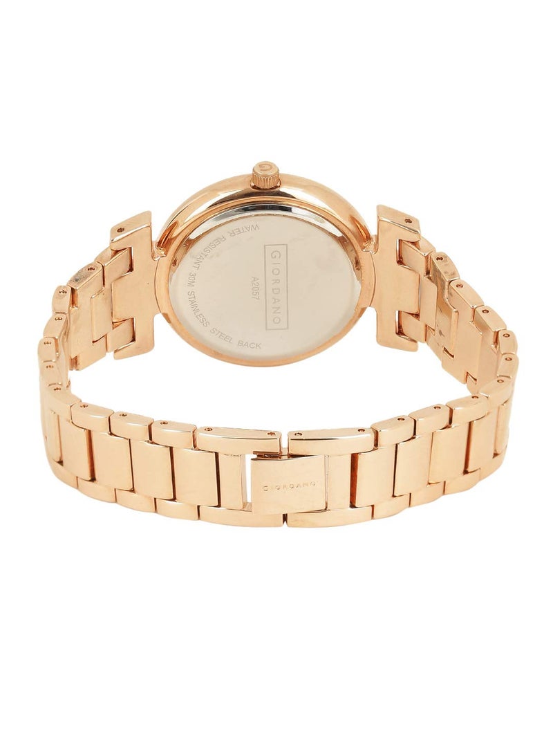 Giordano 3 Hand Mechanism Analog Wrist Watch for Women Water Resistant with Classy Dial and Strap|Compliment Your Look|Ideal Gift for Female|Girl's|Ladies - A2057 - Image 5