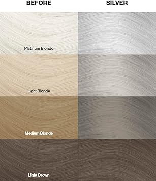 Crazy Color Silver SemiPermanent Hair Dye Highly Pigmented Blonde Toner Conditioning Oil Nourishing Vegan Formula No Bleach or Ammonia Limited Edition 150ml Size - Image 5