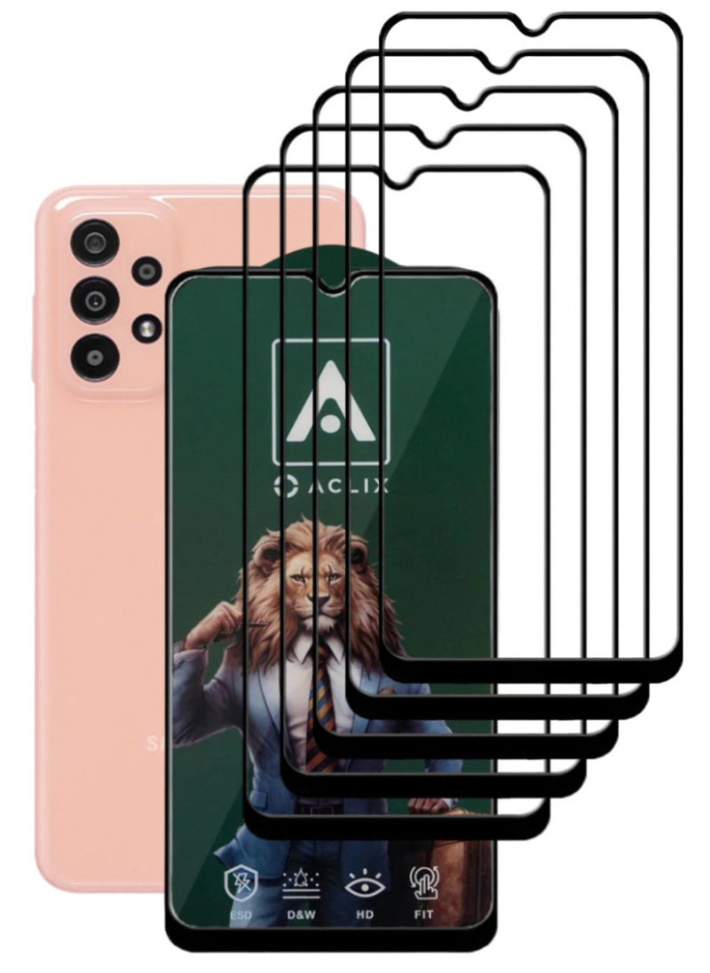 أكاليكس 5 قطع، حماية شاشة، لهاتف سامسونج جالاكسي A23، جودة ممتازة. - Image 1