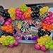 Tesochye 80s 90s Disco Party Decorations 149Pcs Colorful Balloon Garland Kit Hot Pink Orange Green Balloons with Radio Retro Mobile Phone Balloons for Back to the 80s 90s Hip Hop Music Birthday Supplies - Image 3